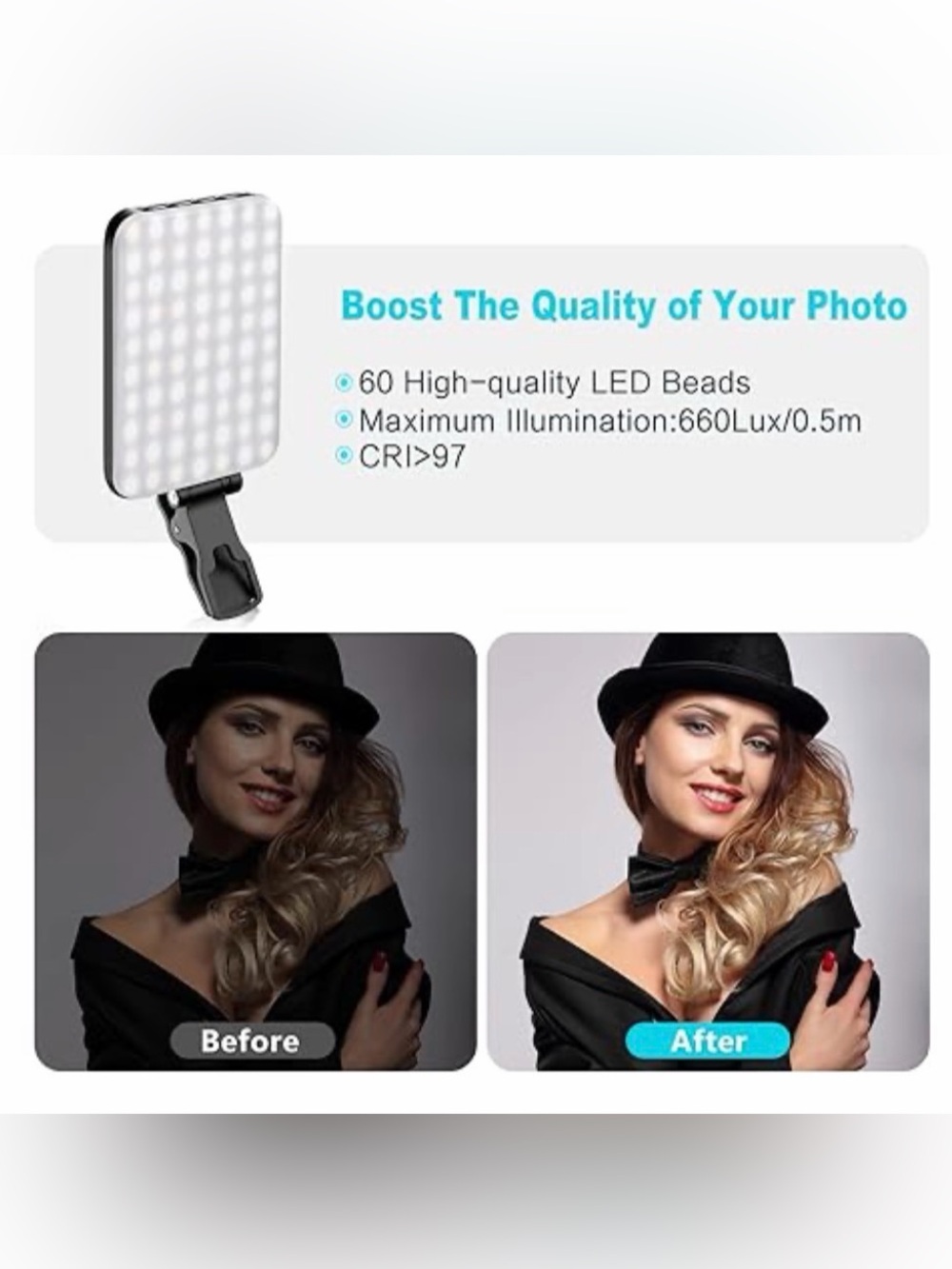 LED Selfie Light - Picture 4 of 16